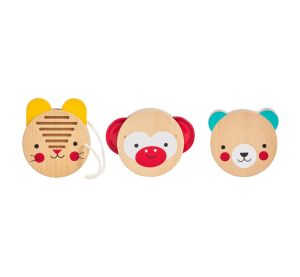 Petit Collage Set of wooden percussion instruments 3 pcs