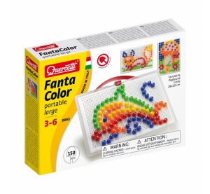Quercetti Mosaic FantaColor Portable 150 pcs (Ø15 mm)