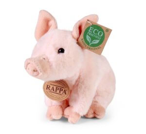 Rappa Plush pig 18 cm ECO-FRIENDLY