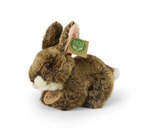 Rappa Brown plush rabbit lying 17 cm ECO-FRIENDLY
