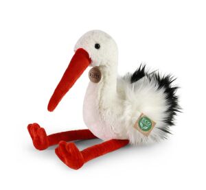 Rappa Stork plush bird 39 cm ECO-FRIENDLY