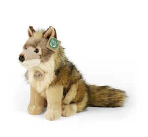 Rappa Plush coyote/wolf sitting 24 cm ECO-FRIENDLY