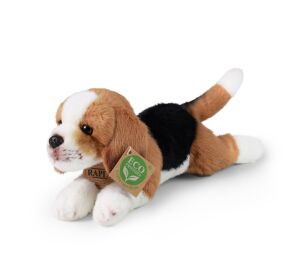 Rappa Plush beagle dog lying 20 cm ECO-FRIENDLY