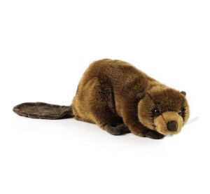 Rappa Plush beaver 28 cm ECO-FRIENDLY