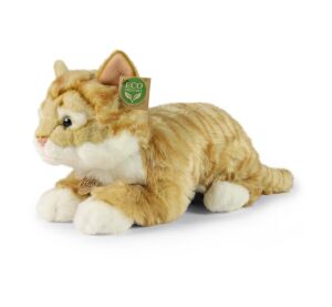 Rappa Plush tabby cat rusty 40 cm ECO-FRIENDLY