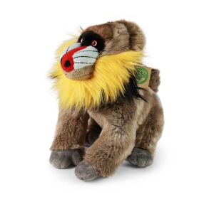Rappa Plush monkey mandrill 28 cm ECO-FRIENDLY