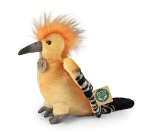 Rappa Plush bird hoopoe 20 cm ECO-FRIENDLY