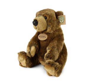 Rappa Plush brown bear 24 cm ECO-FRIENDLY