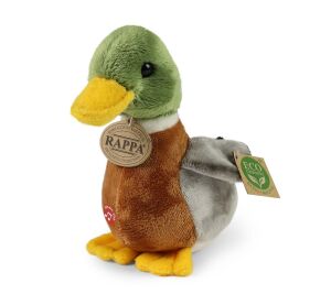 Rappa Plush Mallard Duck with sound 22 cm ECO-FRIENDLY