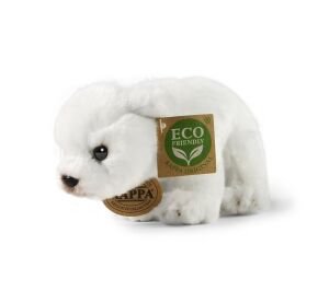 Rappa Plush polar bear standing 19 cm ECO-FRIENDLY