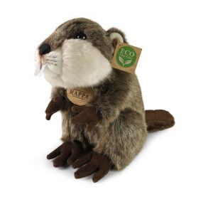 Rappa Plush beaver 25 cm ECO-FRIENDLY
