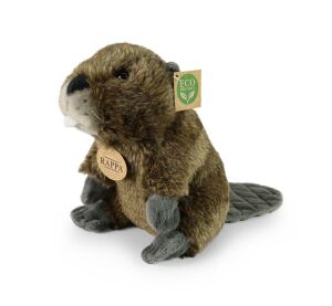Rappa Plush beaver 22 cm ECO-FRIENDLY