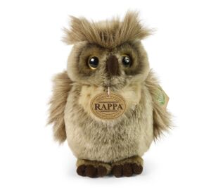 Rappa Plush Toy Great Horned Owl 18 cm ECO-FRIENDLY