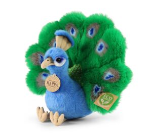 Rappa Plush Peacock 22 cm ECO-FRIENDLY