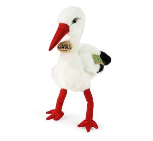 Rappa Plush Stork 32 cm ECO-FRIENDLY PLUSH WORLD