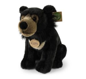Rappa Plush Asiatic Black Bear 32 cm ECO-FRIENDLY