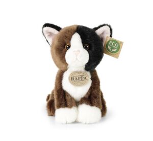 Rappa Plush cat tri-colour 18 cm ECO-FRIENDLY