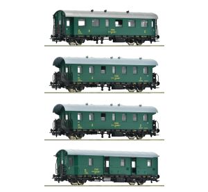 Roco Set of 4 passenger cars ČSD - 6200088