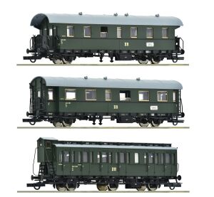 Roco 3-piece set of side train DR - 6200131