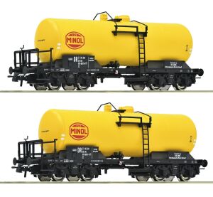 Roco Set of 2 tank wagons Minol, DR - 6600199