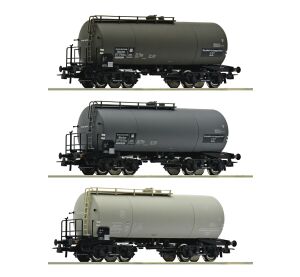 Roco Set of 3 tank wagons, DRG - 76015