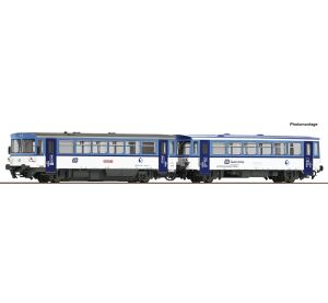 Roco Diesel railcar 810 472-1 with trailer BDtax ČD - 7780004