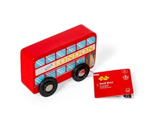 Bigjigs Toys Wooden London bus