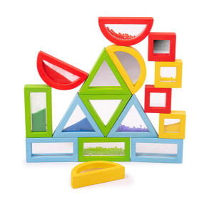 Bigjigs Toys Colorful Rainbow Sensory Shapes