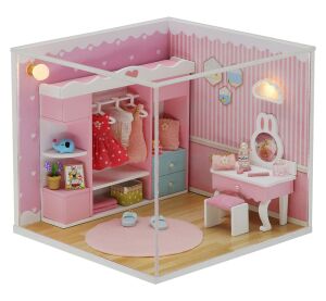2Kids Toys miniature house Cute dressing room