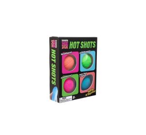 Schylling NeeDoh Colorful Squishy Balls Hot Shots 4 pcs