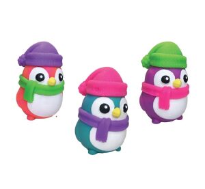 Schylling NeeDoh Glow-in-the-dark penguin