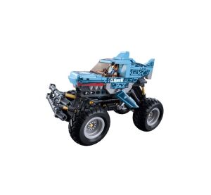 Sluban Power Bricks Extendable Off-road Blue Shark