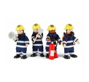 Tidlo Wooden figures of firefighters