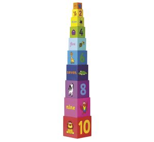 Tidlo Rainbow tower made of collapsible blocks