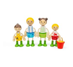 Tidlo Wooden dolls for the Farmer family house