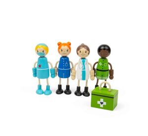Tidlo Wooden figures Paramedics