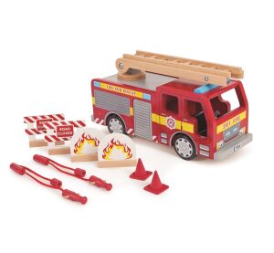 Tidlo Wooden fire truck