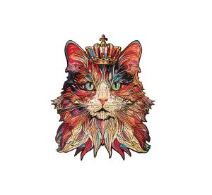 RoboTime Wooden Puzzle Cat King