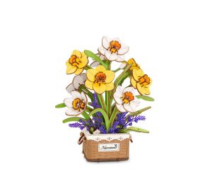 RoboTime 3D Wooden Puzzle Narcissus