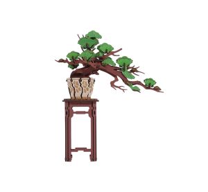 RoboTime 3D wooden puzzle Bonsai pine