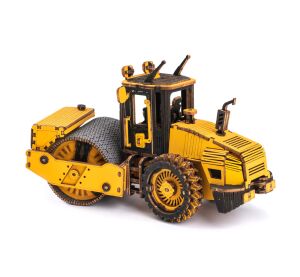 RoboTime 3D Wooden Mechanical Jigsaw Road Roller