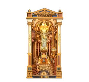 RoboTime DIY Book Nook Miniature house Library of Wonders