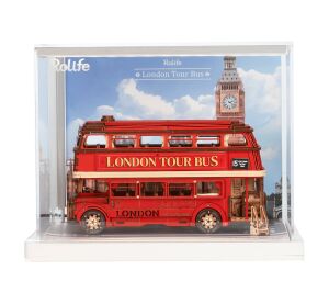 RoboTime Display with London double-decker