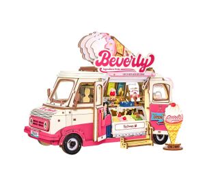 RoboTime 3D Wooden Puzzle Beverly's Ice Cream Truck