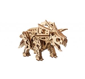 Ugears 3D Wooden Mechanical Puzzle Triceratops