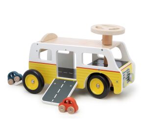 Vilac Wooden Balance Bike Van with Garage