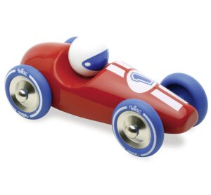 Vilac Racing car GM red with blue wheels