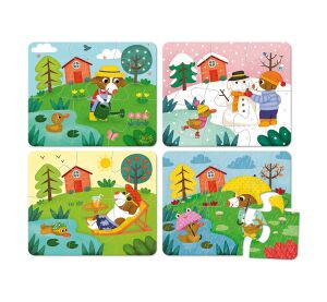 Vilac Wooden Puzzle 4 seasons