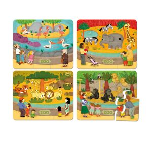 Vilac Wooden Puzzle Zoo