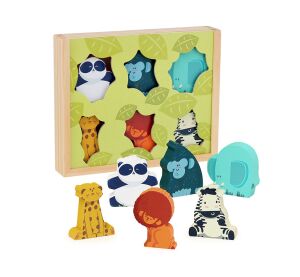Vilac Wooden Figures Jungle